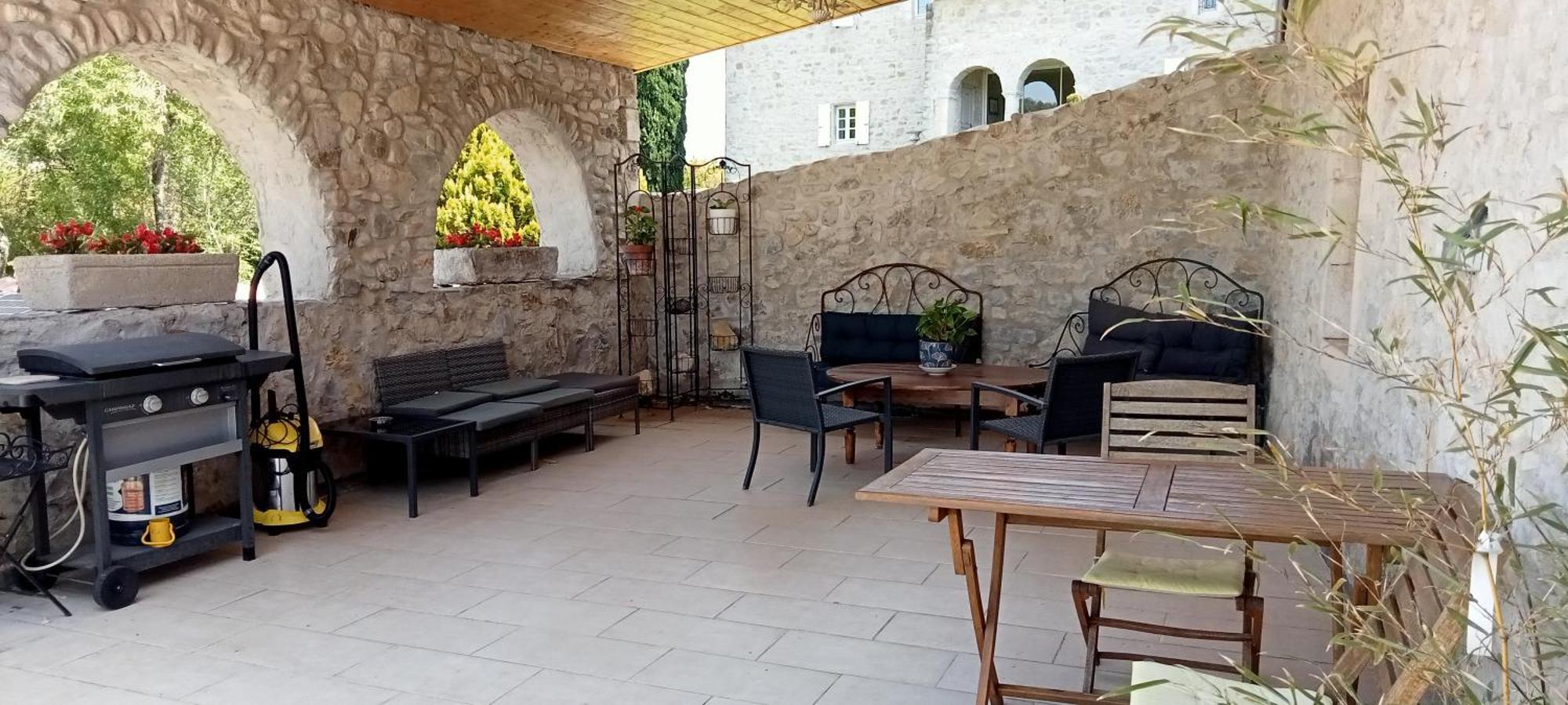 Bed and Breakfast La Dame Blanche Saint-Maurice-dʼIbie Esterno foto